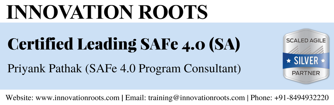SAFe 4.0 Agilist (SA) Workshop And Certification