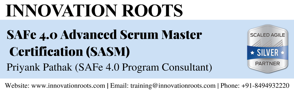 SAFe 4.0 Advanced Scrum Master Training