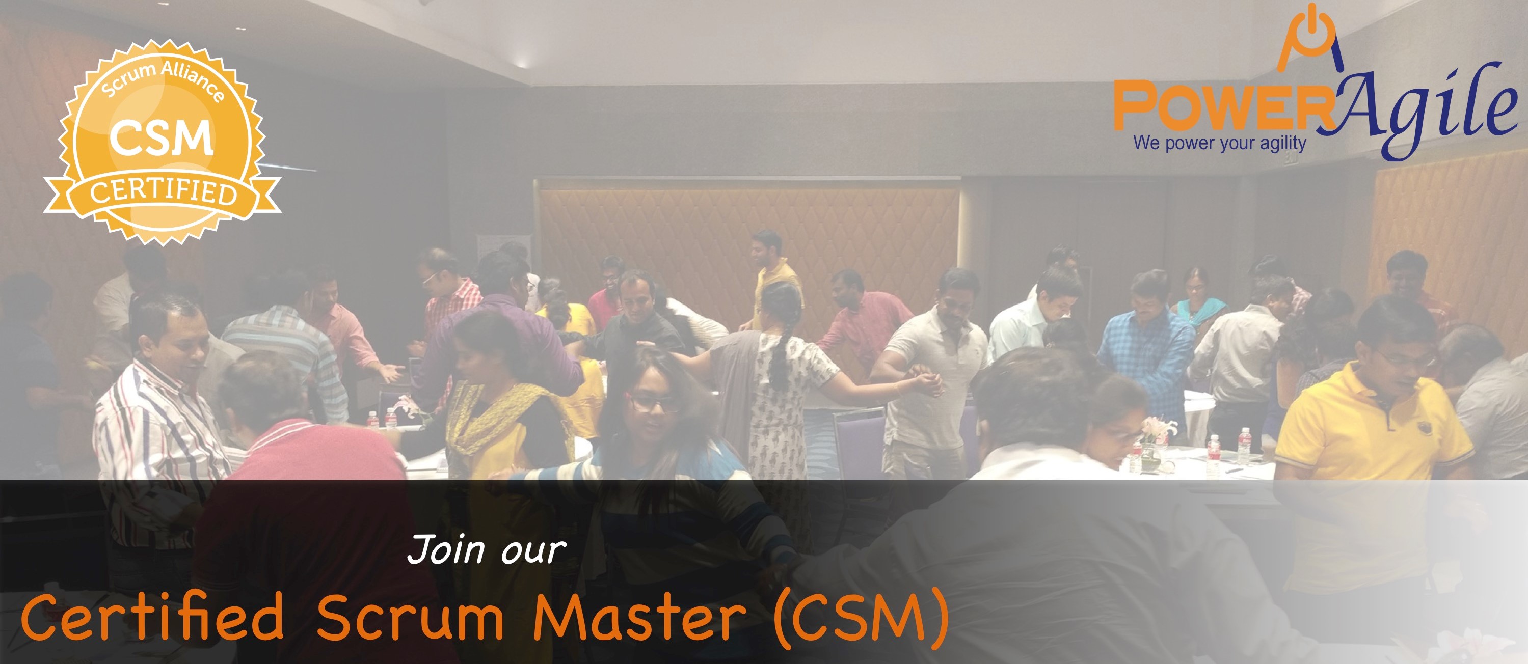 Certified Scrum Master Training & Certification by PowerAgile on 10-11November18 in Hyderabad